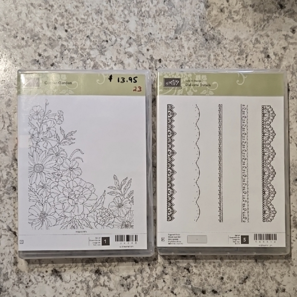 Stampin' Up! Floral and Border Stamp Set Bundle